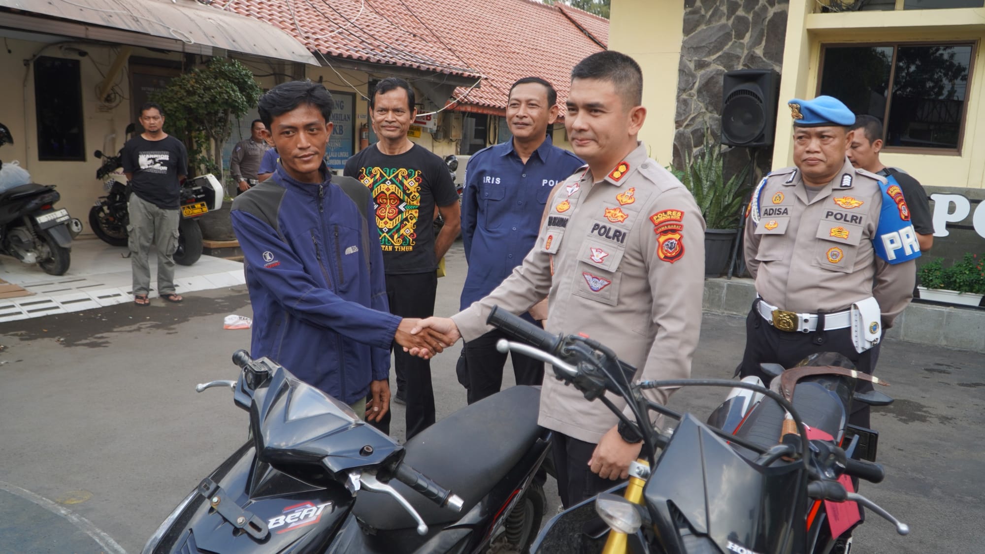 Satreskrim Polres Cirebon Kota Bekuk Dua Residivis Curanmor