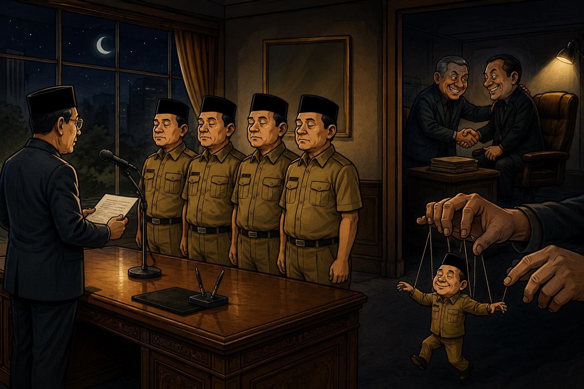 Bupati Bandung Lantik Empat Pejabat pada Malam Hari, Publik Pertanyakan Urgensinya