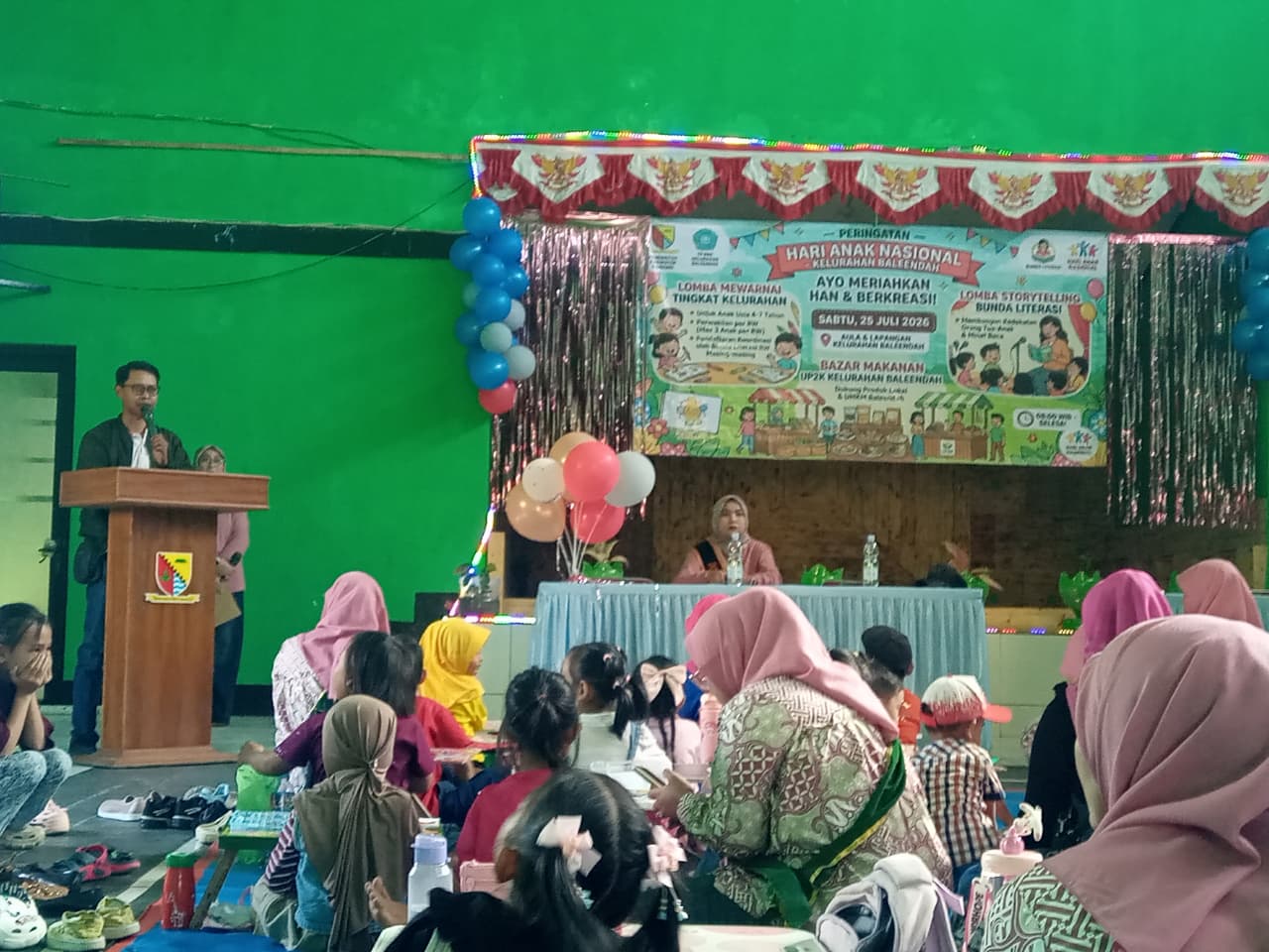 Memperingati Hari Anak Nasional, Kelurahan Baleendah Gelar Lomba dan Bazar UMKM