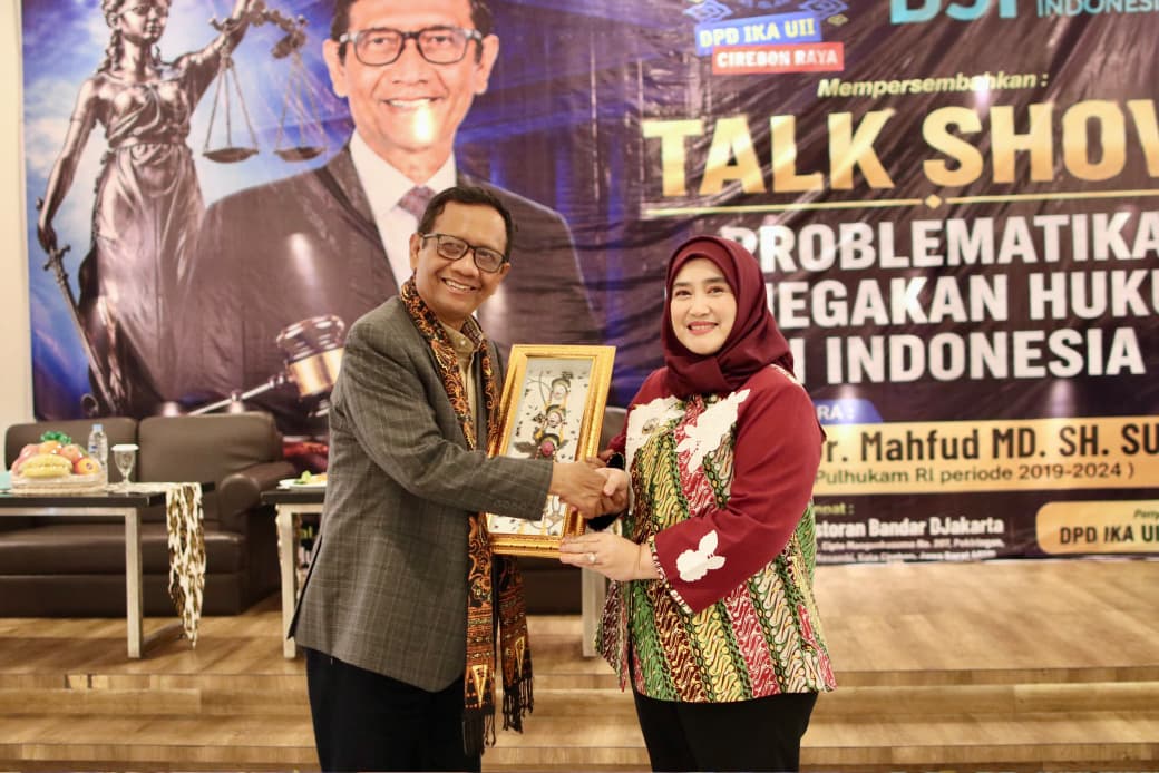 Talk Show Bersama Mahfud MD, Wakil Wali Kota Dukung Penegakan Hukum Berbasis Integritas