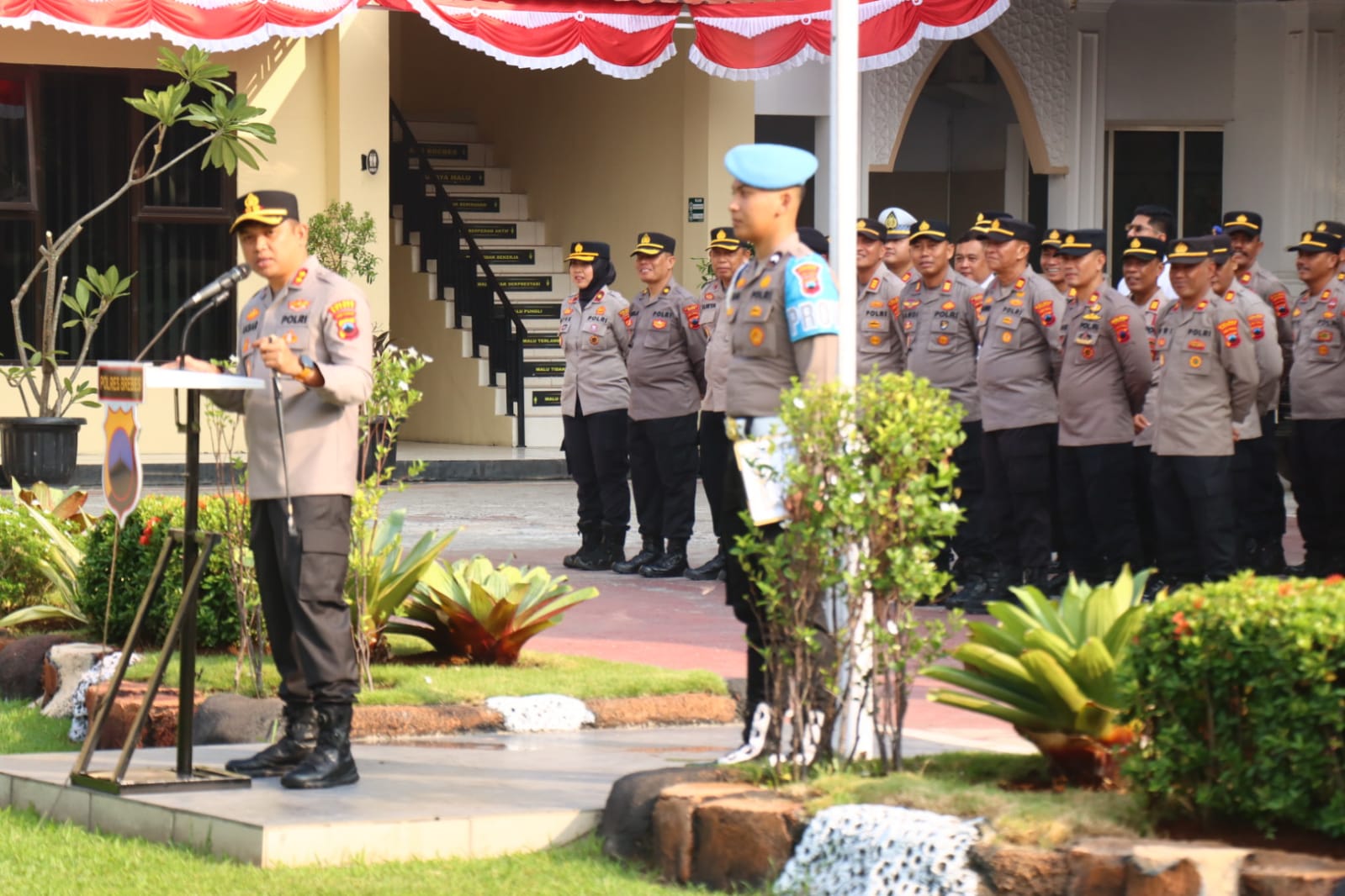Pimpin Apel Perdana, Kapolres Brebes Tegaskan Soliditas, Pengawasan Berjenjang, dan Peka Situasi Global
