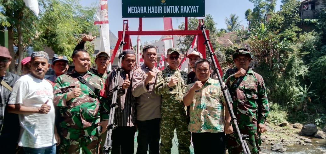 Sasak Gantung Pamekaran–Padasuka Resmi Diresmikan, Perkuat Akses dan Ekonomi Warga