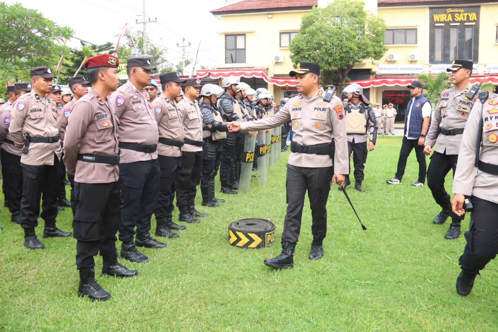 Polres Brebes Gelar Apel Siaga Antisipasi Kontingensi Kamtibmas