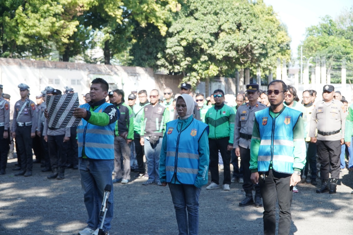 Ojol Kamtibmas Jadi Mitra Strategis Polres Cirebon Kota Jaga Keamanan