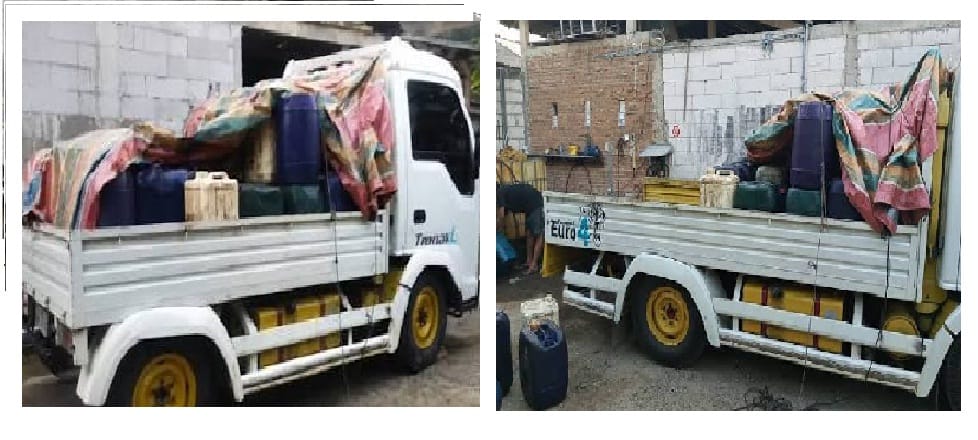 Gudang Penimbun Solar Subsidi Diduga Ilegal di Grebek Satuan Reskrim Jepara, Semua Alat Bukti Diamankan.