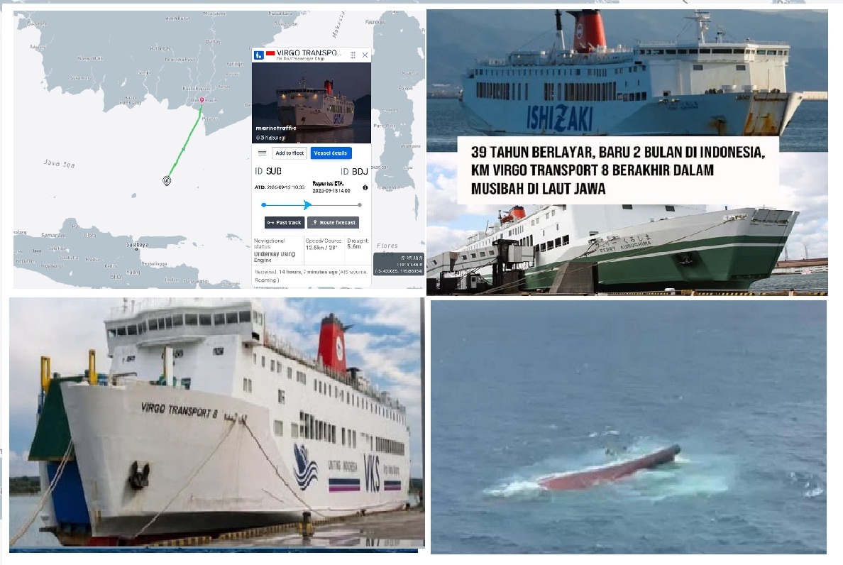Kabar Terbaru Laka Laut Kapal Virgo Transport 8  Hilamg Kontak di Perairan Masalembo 80 mil dari Banjarmasin