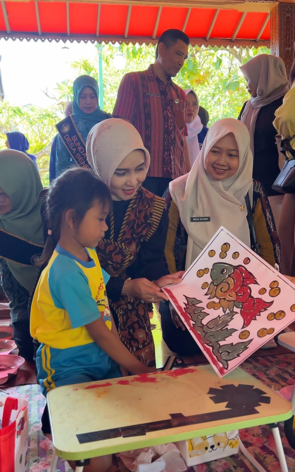 Bina Kreasi 150 Anak, Serbuk Kayu Jadi Karya Seni Inovasi Motif Ukir