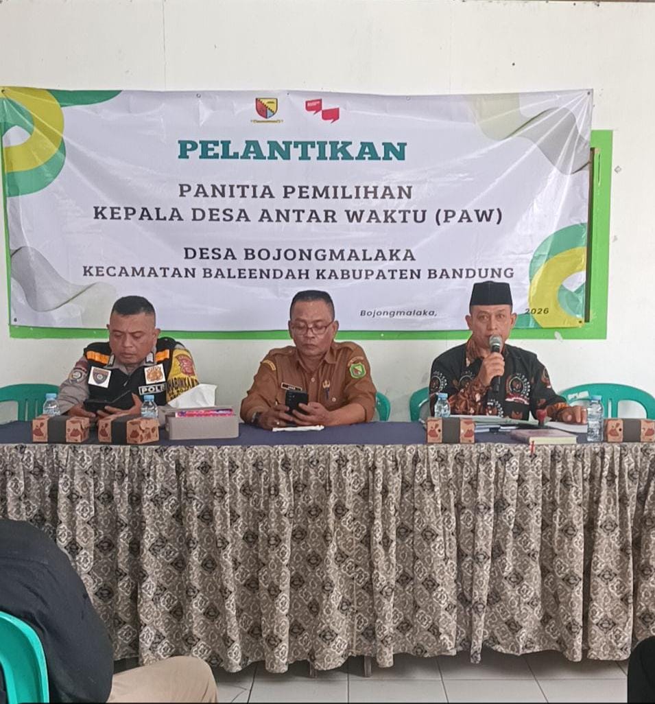 Pengambilan Sumpah BPD Desa Bojongmalaka Resmi Melantik Panitia Pemilihan Kepala Desa PAW