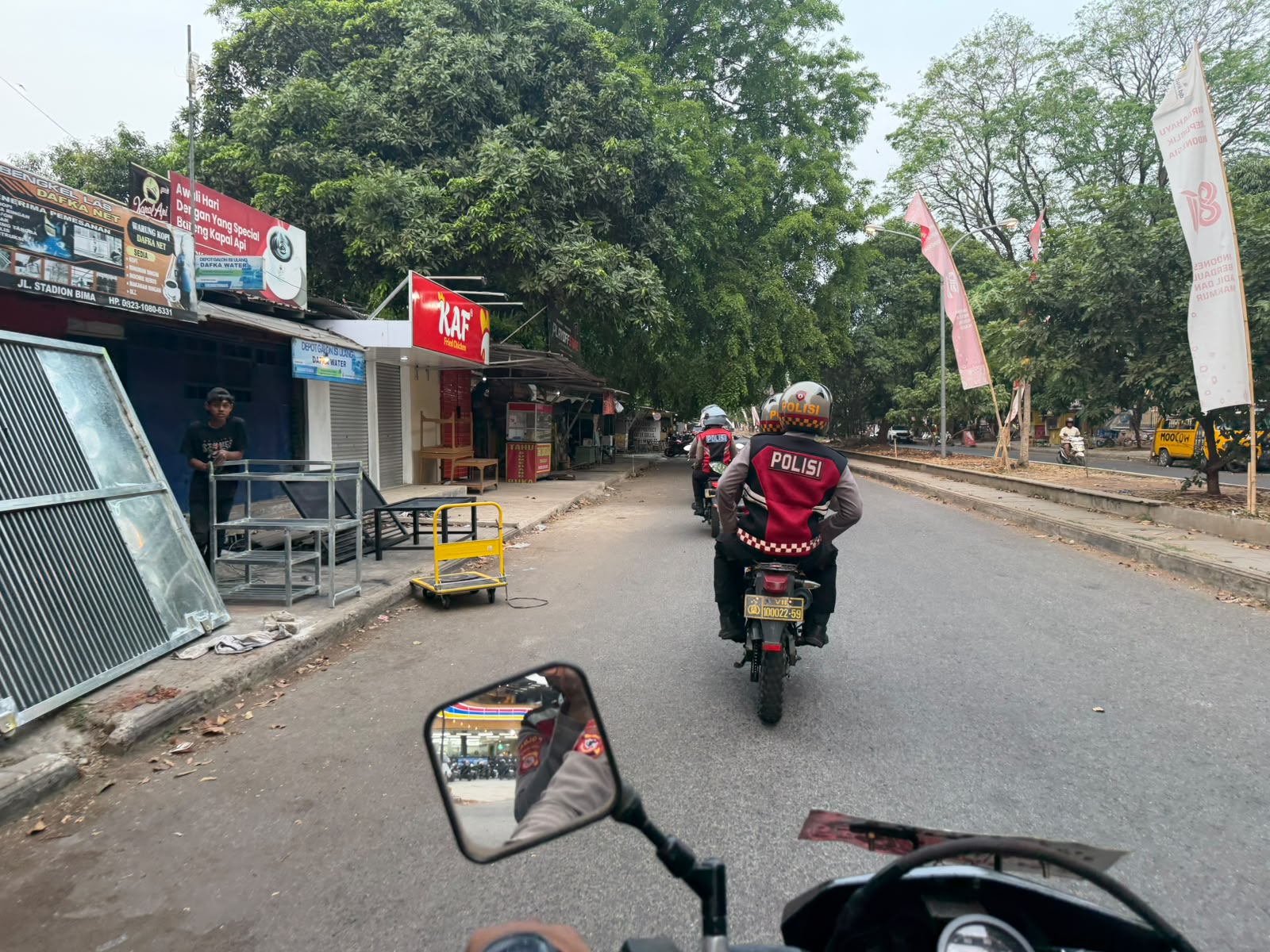 Sat Samapta Polres Cirebon Kota Patroli Sore Cegah Tawuran Pelajar