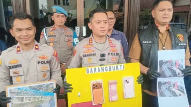 Sat Reskrim Polres Ciko, Berhasil Amankan Pelajar 14 Tahun Bobol Counter HP 