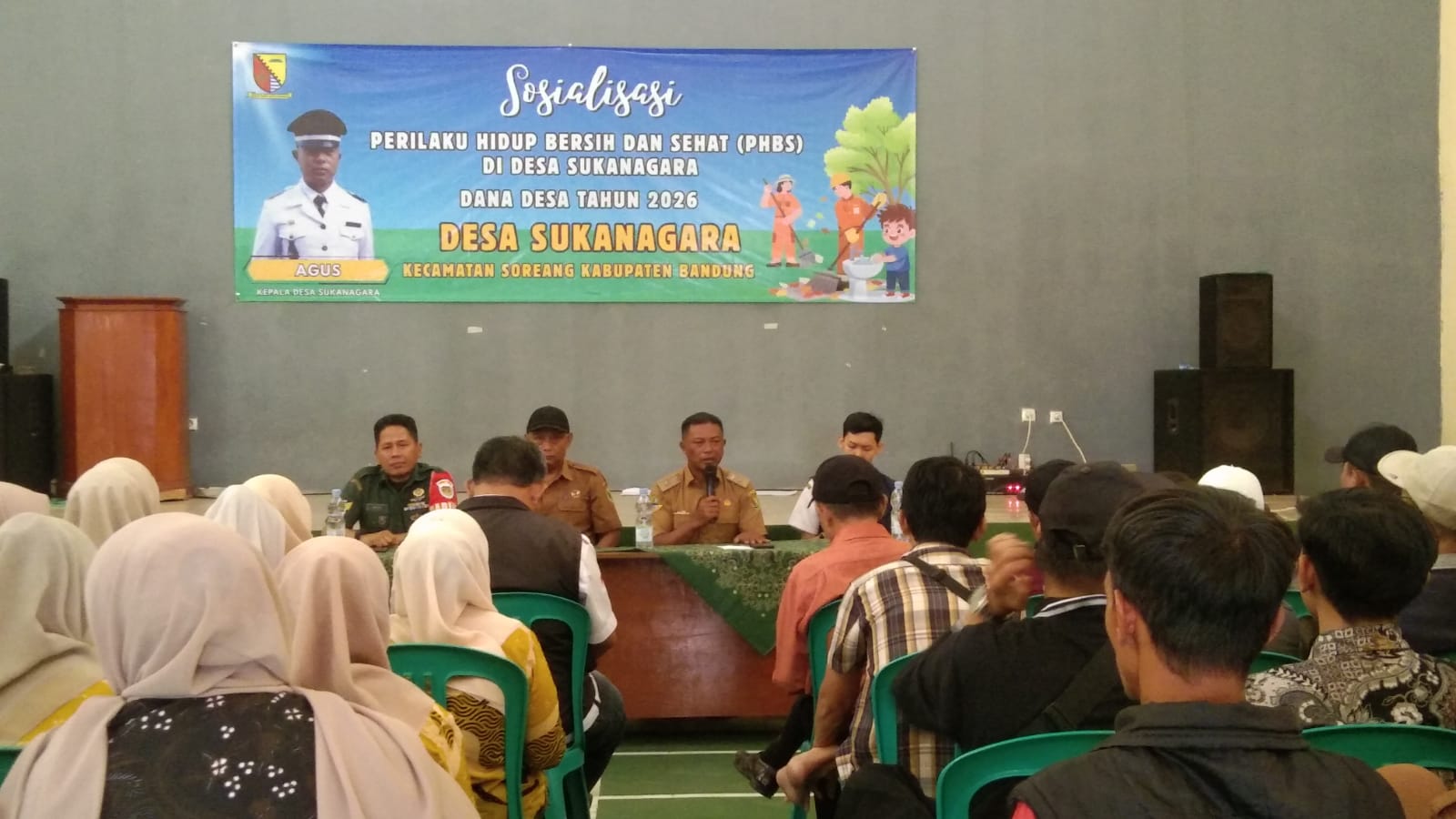 Pemdes Sukanagara Gelar Sosialisasi Perilaku Hidup Bersih dan Sehat