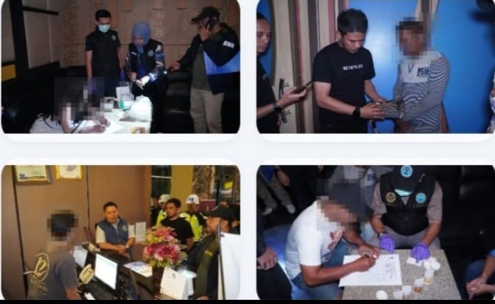 Razia Gabungan Satresnarkoba Dan BNN Kota Cirebon Tes Urine 95 Orang.