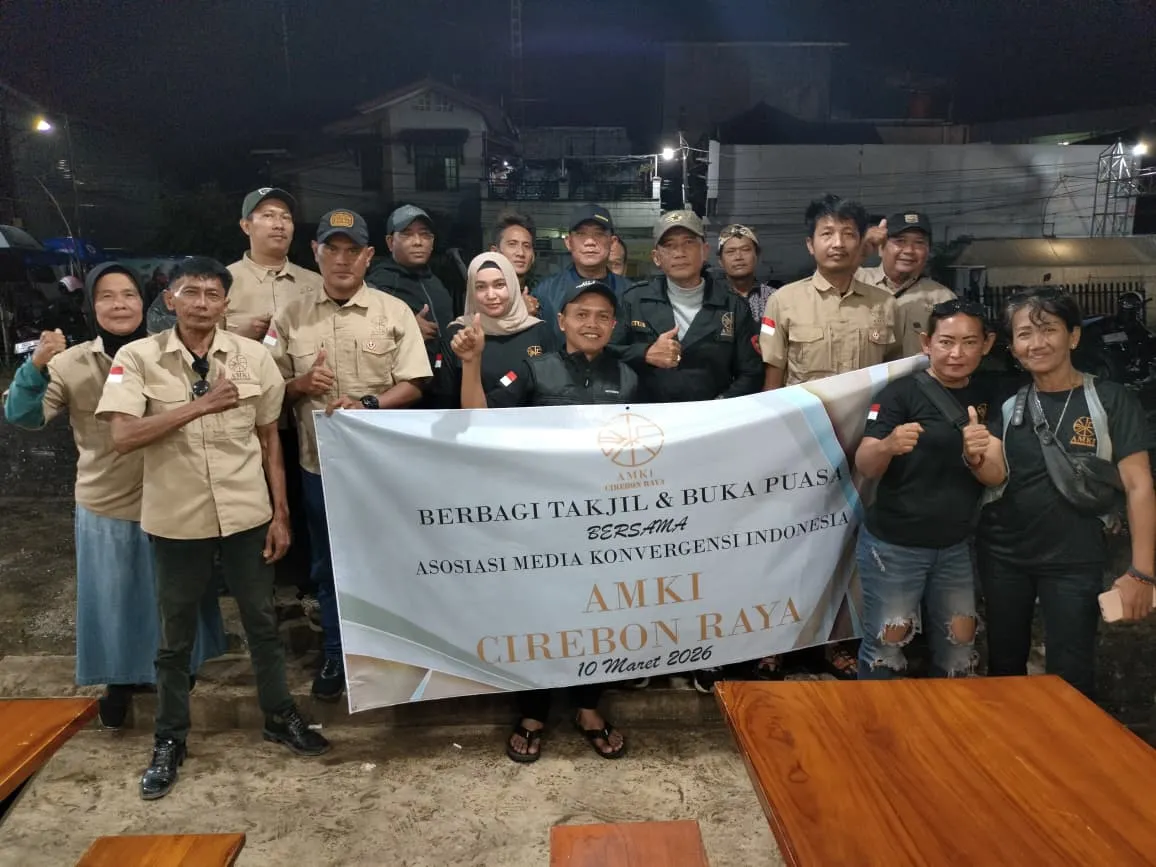 AMKI Cirebon Raya Bagikan 550 Porsi Takjil Gratis dan Gelar Buka Bersama di Larangan