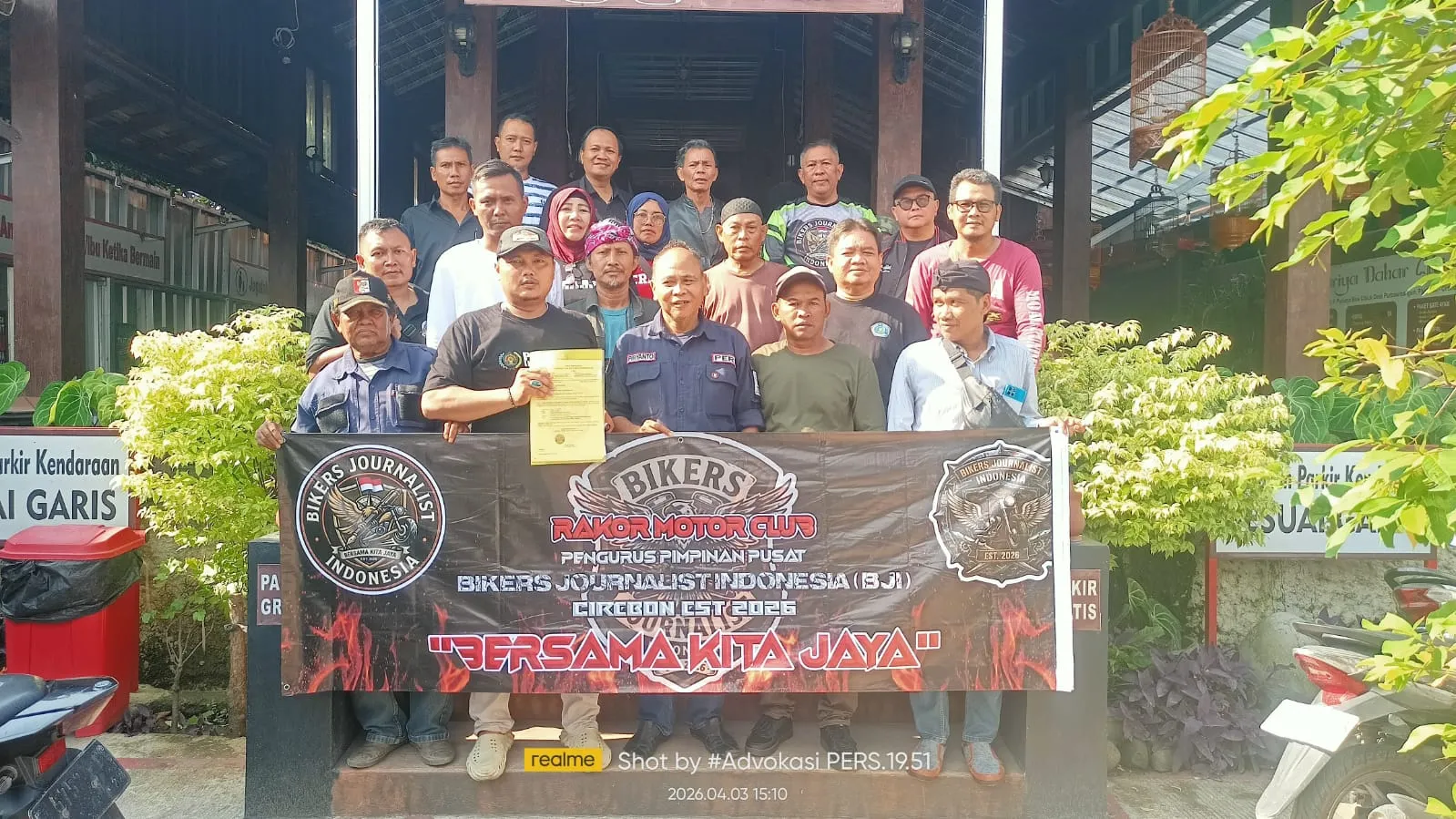 Bikers Journalist Indonesia Resmi Terbentuk di Cirebon