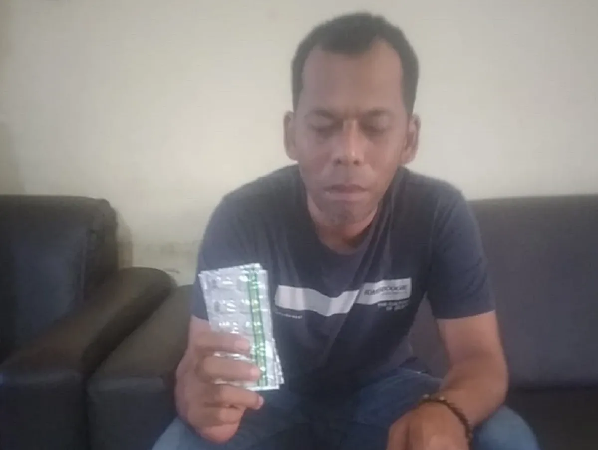 Polsek Karang Tengah Gerak Cepat Amankan Terduga Pengedar Obat Keras Golongan G di Samolo
