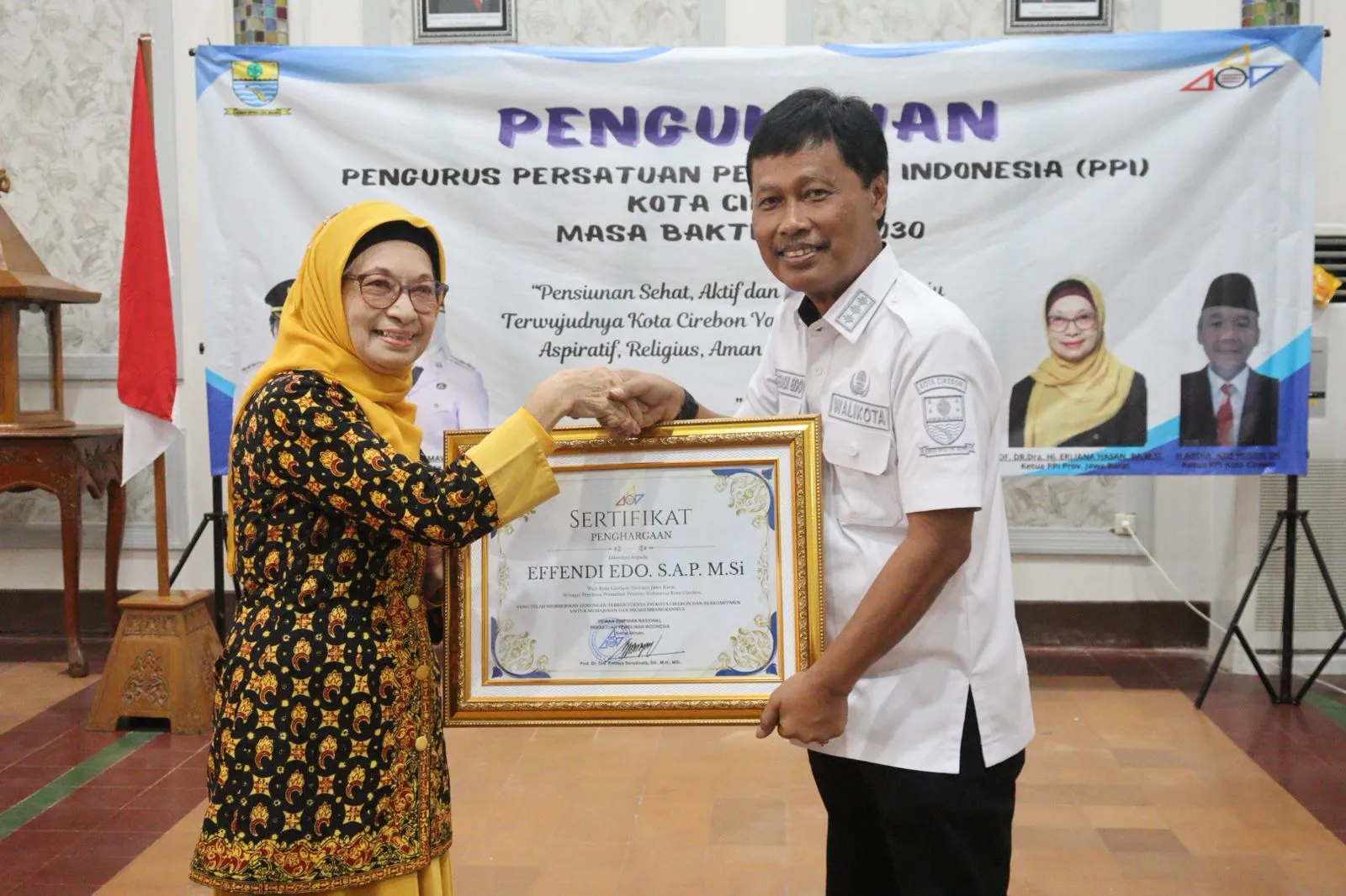 PPI Kota Cirebon Dikukuhkan, Pensiunan Didorong Tetap Aktif dan Berdaya