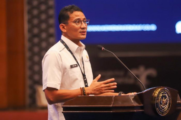 Kementerian Pariwisata dan Ekonomi Kreatif (Kemenparekraf) Sandiaga Salahuddin Uno.