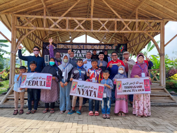 Wakil Bupati Bandung Sahrul Gunawan turut hadir pada acara tersebut  di rest area Pasirjambu, Kecamatan Pasirjambu,   Rabu (30/3/2022). Poto - Lee.